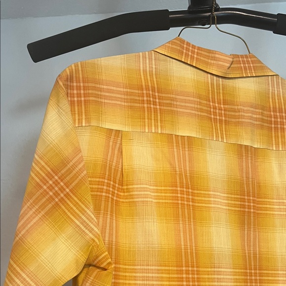 Vintage Towncraft Men's Orange Plaid Button Down Shirt - Picture 10 of 12